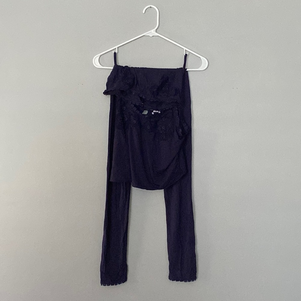 SavageX Fenty Lacy See-Through Top and Leggings
